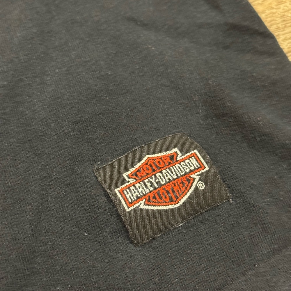 Vtg Harley Davidson 1991 Black Hills Rally Sturgis T-Shirt Mount Rushmore Size L - Picture 3 of 7